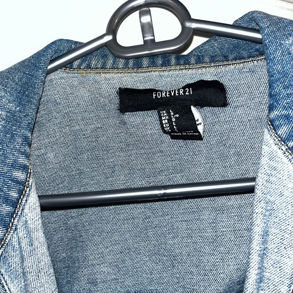 Forever21 Distressed Jean Jacket - Picture 2 of 3